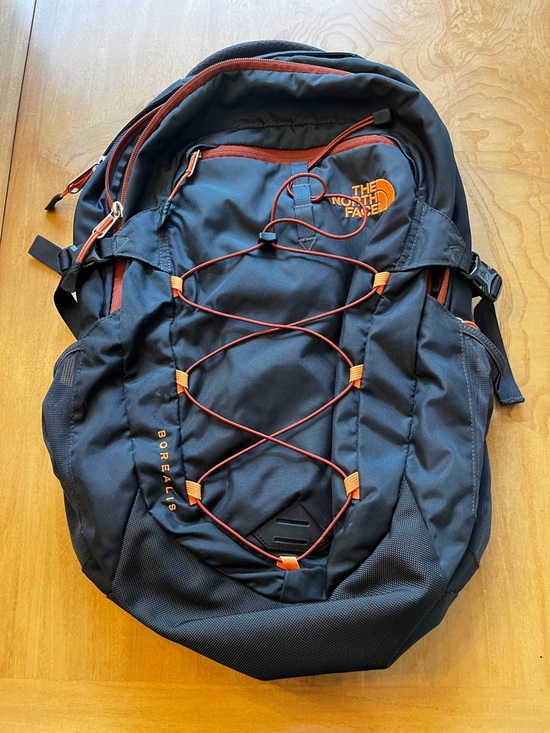 The North Face Other - The North Face Borealis Backpack Black Gray Orange Laptop Bag